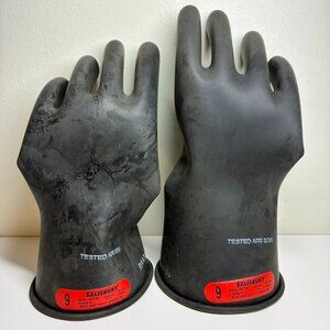 Salisbury D120 Lineman Electrical Gloves ASTM/ANSI Class 0, Type 1, 1000V Size 9